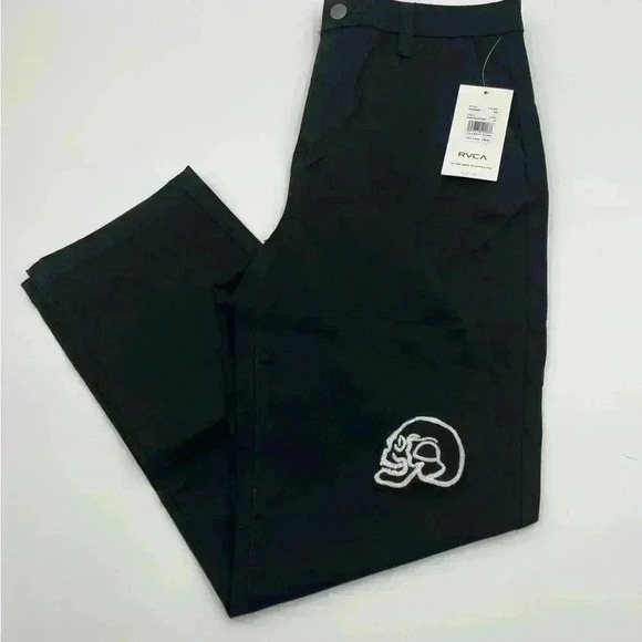 🆕 RVCA Skater Pant - Mark Oblow pant size 27”. NWT - Picture 4 of 10